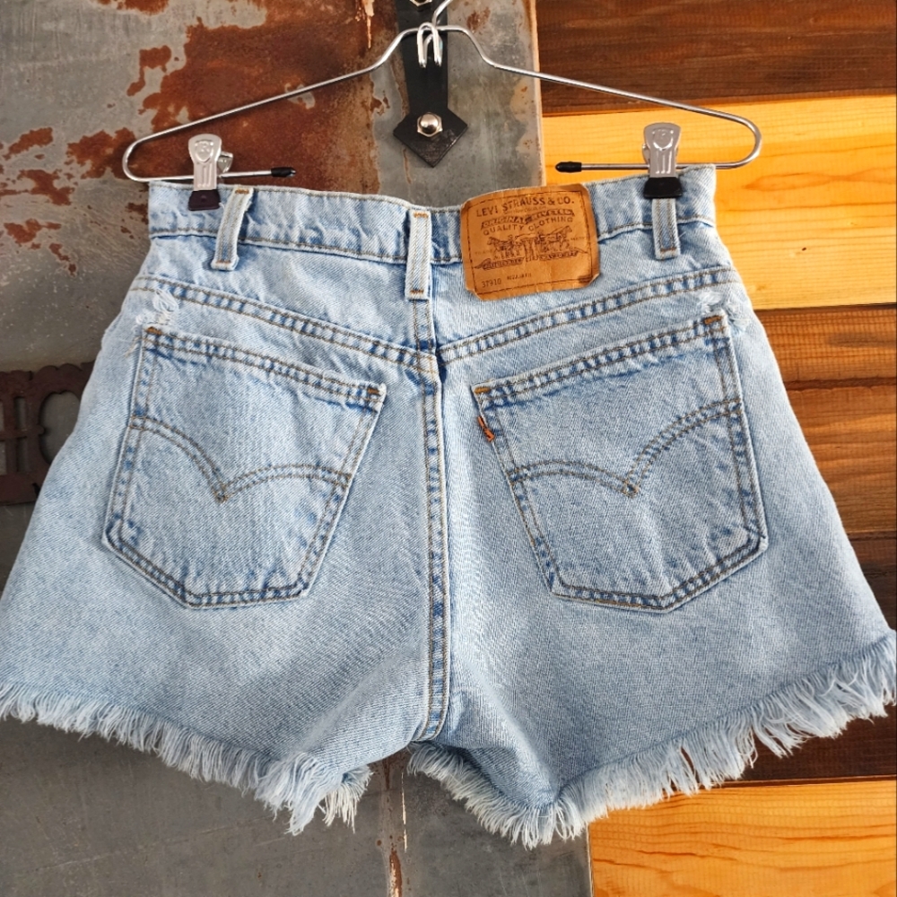 Women's Light Blue Jean Shorts